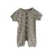 JDEFEG Boys Winter Clothes Size 8 Baby Girls Boys Floral Cotton Summer Short Sleeve Romper Jumpsuit Clothes Tee 12M Onesies for Baby Boy Cotton Dark Gray 73