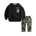 Letter Pants Camouflage Baby Kids Set Tracksuit Tops 2PCS Outfits Boys Teen Boys Outfits&Set Boy Clothes Pack