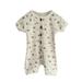 JDEFEG Boys Winter Clothes Size 8 Baby Girls Boys Floral Cotton Summer Short Sleeve Romper Jumpsuit Clothes Tee 12M Onesies for Baby Boy Cotton Khaki 66