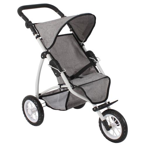 Puppenbuggy Leon In Grau Melange