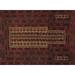 Ahgly Company Indoor Rectangle Traditional Red Brown Southwestern Area Rugs 5 x 7