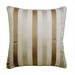 Throw Pillow Cover Beige Decorative Throw Pillow Covers 16x16 inch (40x40 cm) Jacquard Throw Pillow Covers Striped Modern Couch Throw Pillow Covers - Striped With Beige