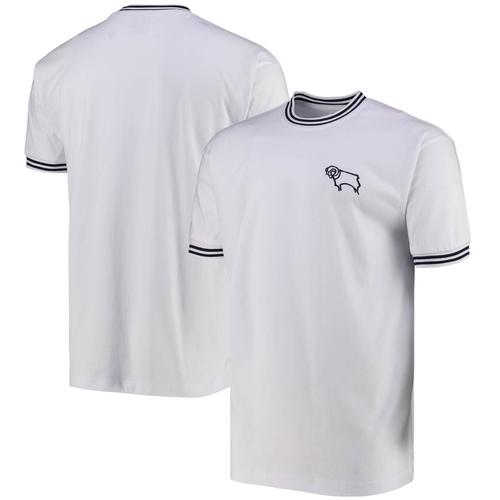 Derby County 1972 Retro-Trikot - Weiß - Herren