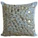 Throw Pillow Covers Light Blue Decorative Pillow Cover Polka Dot Pillow Cover 12x12 inch (30x30 cm) Pillow Cover Art Silk Square Pillow Case Diamante Crystals - Sky Blue Diamonds