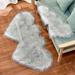 Pgeraug Carpet Carpet Wool Imitation Sheepskin Rugs Non Slip Bedroom Shaggy Carpet Mats Carpet White