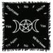 Indian Consigners Tarot Spread Yes No Communication Talking Spell Gold Altar Cloth Small 18 Square Wall Hanging Witchcraft Witchery Tapestry Beautiful Solid