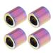 4pcs Universal Car Seat Headrest Decoration Collar Ring Inner Diameter 14mm Head Rest Collars Multicolor