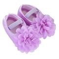 JDEFEG Girls Bowling Shoes Size 3 Band Kid Elastic Girl Shoes Toddler Flower Pp Walking Baby 13 Chiffon Baby Shoes Youth Boys Shoes Purple 13