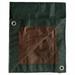 ITM MD-GT-GB-1216 12 x 16 Green & Brown Reversible Polyethylene Storage Tarp Cover - Quantity of 1