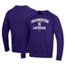 Men's Under Armour Purple Northwestern Wildcats Lacrosse All Day Arch Fleece Pullover Sweatshirt