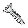 8-18X3/4 Square Recess Flat Head Self Drilling Screw Full Thread 410 Stainless Steel (Pack Qty 4 500) BC-0812KQF410