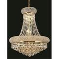 1800D20G-RC 20 D x 26 in. Primo Collection Hanging Fixture - Royal Cut Gold