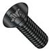 M2-0.4X4 Din 965 Metric Phillips Flat Machine Screw 18 8 Stainless Steel Black Oxide 18-8 (Pack Qty 7 000) BC-M24MPF188B