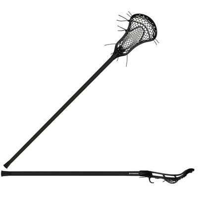 StringKing Complete Composite Girls' Lacrosse Stick Black/Black
