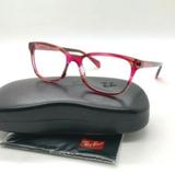 Ray-Ban Accessories | New Ray-Ban Frames Acetate Pink Glasses Rb5362 8069 52-17-140 Women Eyeglasses | Color: Pink | Size: 52-17-140