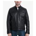 Michael Kors Jackets & Coats | Michael Michael Korsmen's Perforated Leather Mot | Color: Black | Size: Xxl