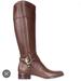 Michael Kors Shoes | Michael Kors | Fulton Harness Leather Riding Boots | Brown | Sz 8 | Color: Brown | Size: 8