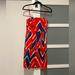 Anthropologie Dresses | Anthropologie We Vera Dress. Size 4. Red, Blue, White Pattern. Worn Once. | Color: Blue/Red | Size: 4