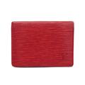 Louis Vuitton Accessories | Auth Louis Vuitton Epi Porto 2 Cult Vertical M63207 Card Case Castilian Red | Color: Red | Size: Os
