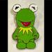 Disney Accessories | Disney Kermit The Frog Vintage 2008 Vinylmation Style Pin - Very Cute | Color: Green/Red | Size: Os