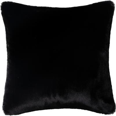 Dekokissen SPORTALM KITZBÜHEL "Moscow Mule Fur", schwarz (schwarz, schwarz, anthrazit, unifarben), B:50cm L:50cm, Polyester, Dekokissen_Sitzkissen_Kissenhüllen, aus weichem Kunstfell Image