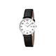 Festina Damen Analog Quarz Uhr mit Leder Armband F16477/1, Weiß