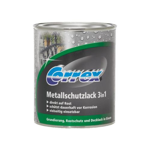 Correx Metallschutzlack 3 in 1'-'750 ml weiß'-'502895.6