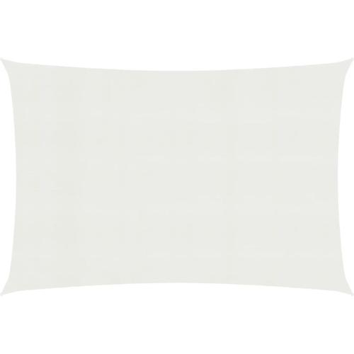 Sonnensegel,Sonnenschutzsegel 160 g/m² Weiß 2,5×4,5 m hdpe vidaXL