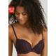 Push-up-BH VIVANCE Gr. 75, Cup AA, lila (dark violet) Damen BHs Bügel-BHs