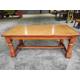 Pine Refectory Rectangular Dining Table Square Legs Kitchen Dining room