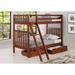 Aurora Solid Wood Twin Over Twin Bunk Bed with Storage Drawers