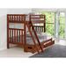 Aurora Solid Wood Twin Over Full Bunk Bed with Storage Drawers