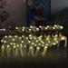 vidaXL Christmas Reindeers Decoration Christmas Lighting Display with LEDs - 120 LEDs