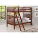 Aurora Solid Wood Twin Over Twin Bunk Bed