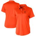 Women's Cutter & Buck Orange San Francisco Giants Prospect Textured Stretch Polo