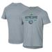 Men's Under Armour Gray Notre Dame Fighting Irish Volleyball Icon Raglan Performance T-Shirt