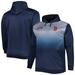 Men's Navy Boston Red Sox Fade Sublimated Fleece Pullover Hoodie