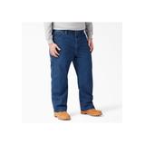 Men's Big & Tall Regular Straight Fit Jeans by Dickies in Stonewashed Indigo Blue (Size 48 32)