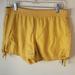 Madewell Shorts | Madewell Vibrant Shorts Elastic Waist Tie Bottom Women Size S | Color: Gold | Size: S