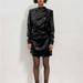 Zara Dresses | New Zara Shoulder Pad Draped Sequin Mini Dress 2258/029 2xl Xxl | Color: Black | Size: 2x