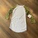Lularoe Tops | Lularoe Randy T Shirt 3/4 Sleeve Extra Extra Small Xxs New Nwt Gray Green | Color: Gray/Green | Size: Xxs