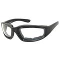 Motorcycle Sunglasses - Black Frame / Clear Lens