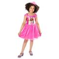 Rubies – offizielles Barbie-Kostüm – Klassisches Barbie-Prinzessin-Kostüm für Kinder – Größe 3 – 4 Jahre, rosa Tutu mit Barbie-Aufdruck – Kostüm für Halloween, Karneval, Weihnachten
