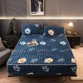 Thick Quilted Plush Double Bed Fitted Sheet Couple Mattress Cover Winter Warm Elastic Velvet Bed Linen Bedspread