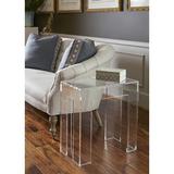 Chelsea House Acrylic End Table Plastic/Acrylic | 23 H x 22 W x 12 D in | Wayfair 383348