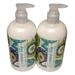 Set of 2 Greenwich Bay SNOW LILY Shea Butter Lotion 16oz. Each