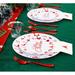OPTERWQ Christmas Party Flatware Set for 25 Guests in Red/White | Wayfair B0B457YBLY