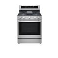 LG 30" 5.8 cu. ft. Freestanding Natural Gas w/ Air Fry, Stainless Steel in White | 46.5 H x 29.88 W x 28.88 D in | Wayfair LRGL5825F