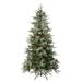 The Holiday Aisle® Regular Realistic Artificial PVC & PE Blend Pine Cashmere Christmas Tree & Berries Metal in Green | 40 W in | Wayfair