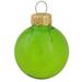Matte Finish Glass Christmas Ball Ornaments - 4.75" (120mm) - Green - 4ct
